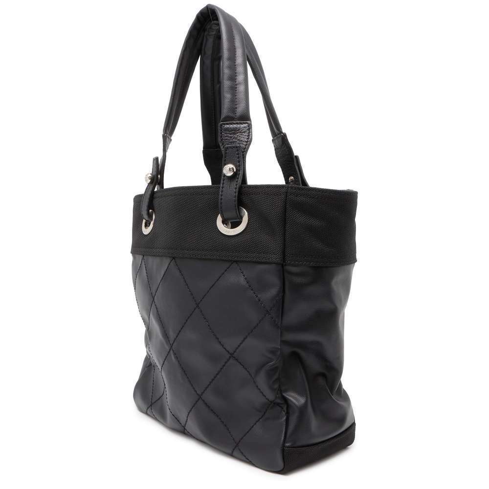 Chanel Matelasse Black Small Bag Tote Coco Paris Biarritz Mark